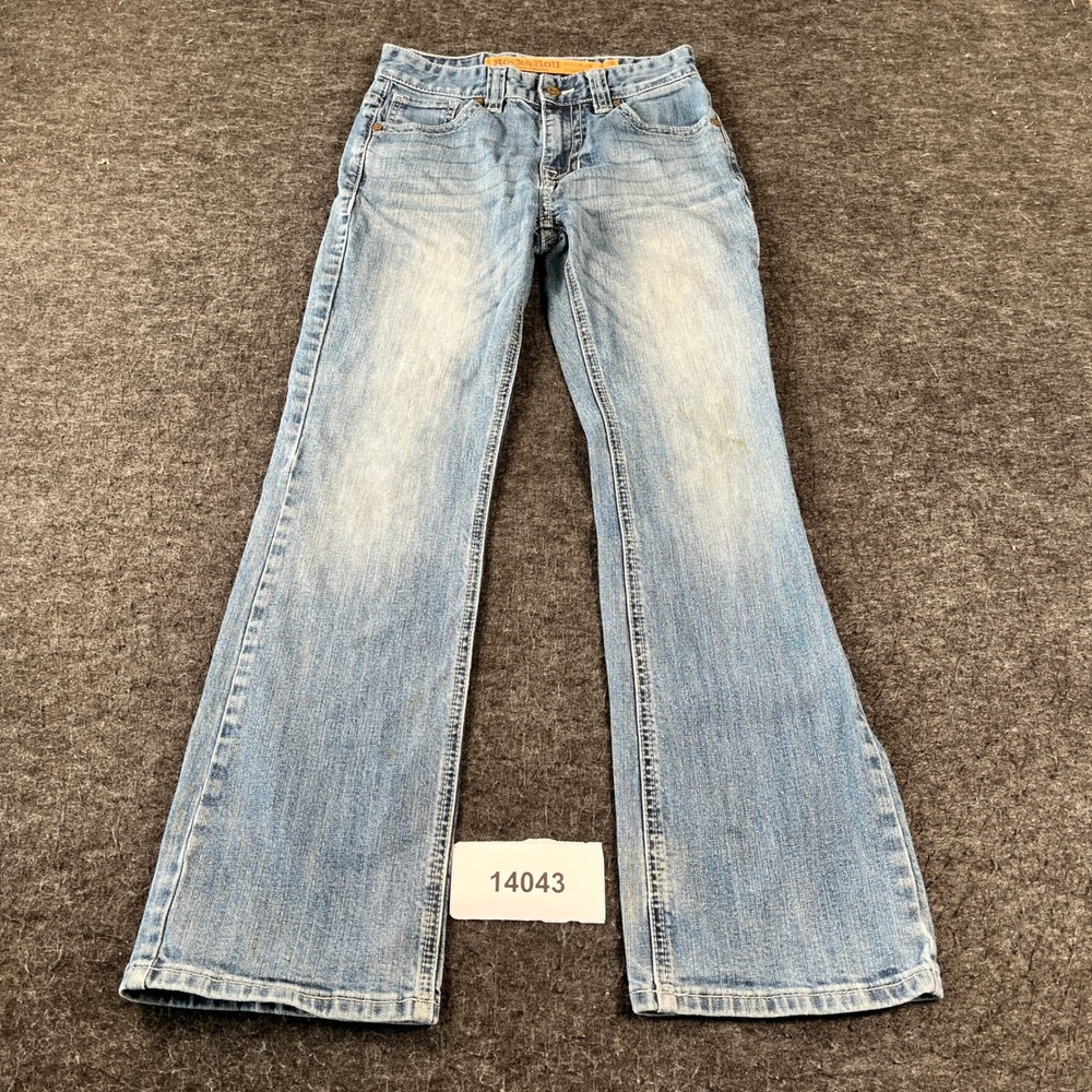 Rock and Roll Cowboy Jeans Womens 12R Blue Denim Cotton Stretch Regular Fit